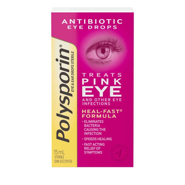 Eye & Ear Antibiotic Drops | POLYSPORIN® CANADA